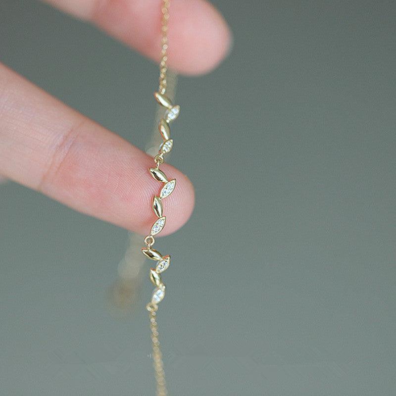 Dainty silver necklaces